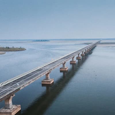 Iconic Bhupen Hazarika Setu built with Star Cement.