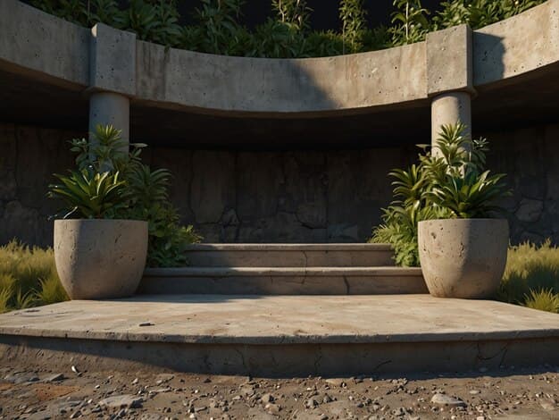 concrete garden