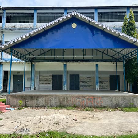 Improved school infrastructure built with the support of Star Cement’s CSR programs.