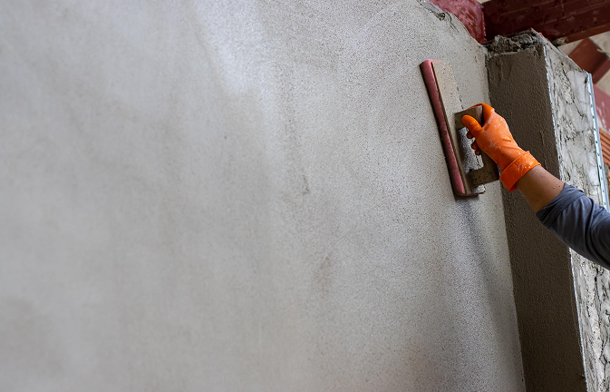 Internal and external wall plastering