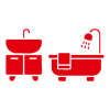 Also suitable for interior wet areas like bathrooms, kitchen & balconies
