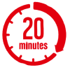 Open time - 20 mins